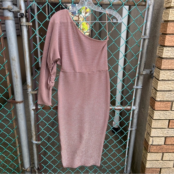 H&M MIDI One Shoulder Dress 6 - Picture 1 of 13